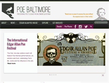 Tablet Screenshot of poeinbaltimore.org